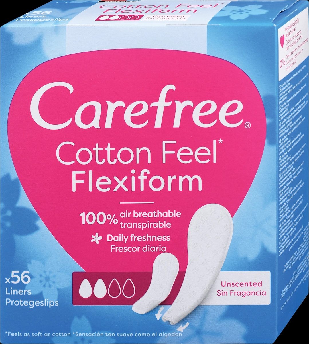 Carefree Cotton Feel Flexiform 56 kom - Akcija u trgovini Žabac