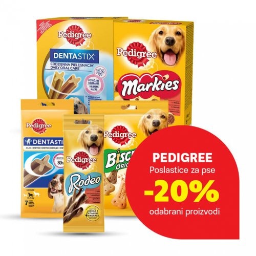 Odabrane Pedigree poslastice - Akcija u trgovini Konzum