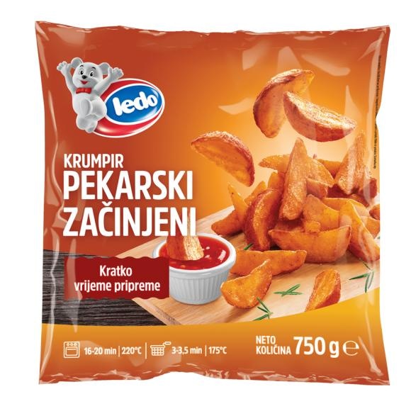 Začinjeni pekarski krumpir Ledo 750 g - Akcija u trgovini KTC