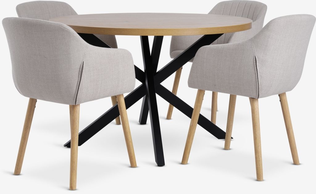 Nortoft blagovaonski stol - Akcija u trgovini Jysk