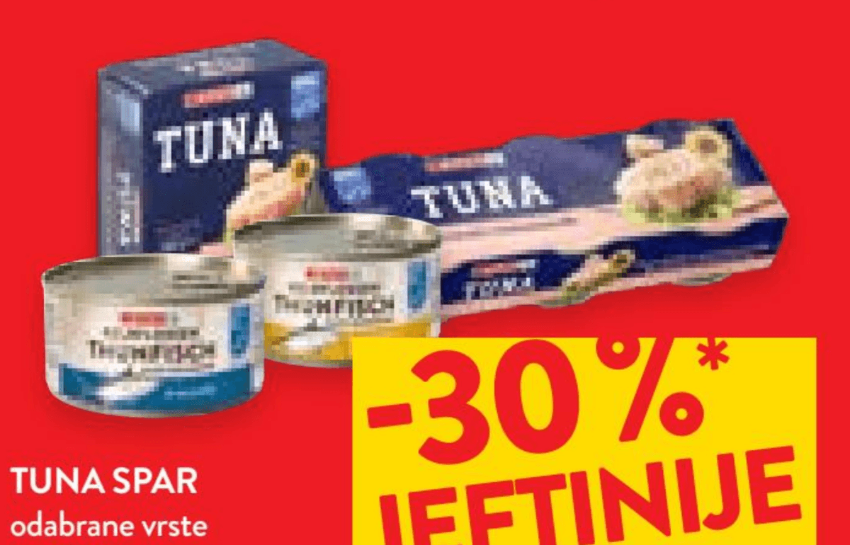Tuna Spar - Akcija u trgovini Spar