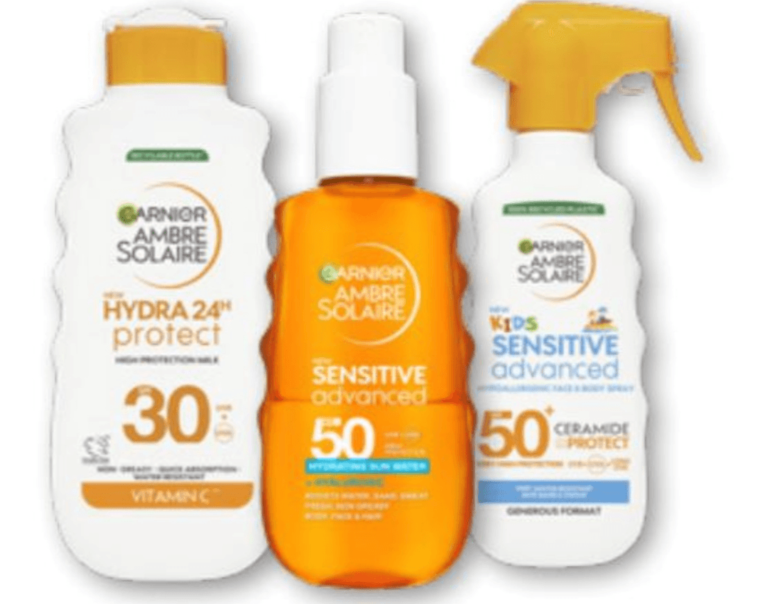 Proizvodi za i nakon sunčanja Ambre Solaire razne vrste GARNIER AMBRE SOLAIRE - Akcija u trgovini Spar