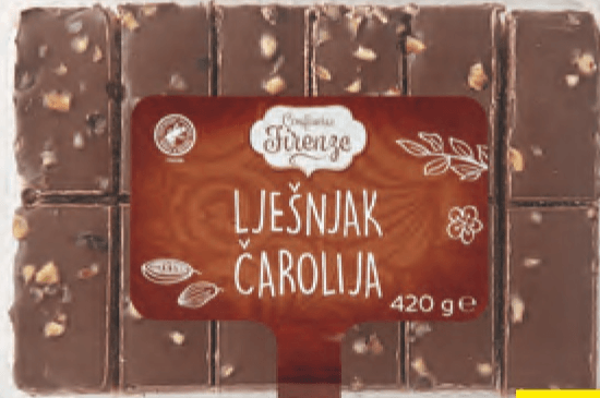 Confiserie Firenze Svježi čokoladni nougat-sir kolač 420 g - Akcija u trgovini Lidl