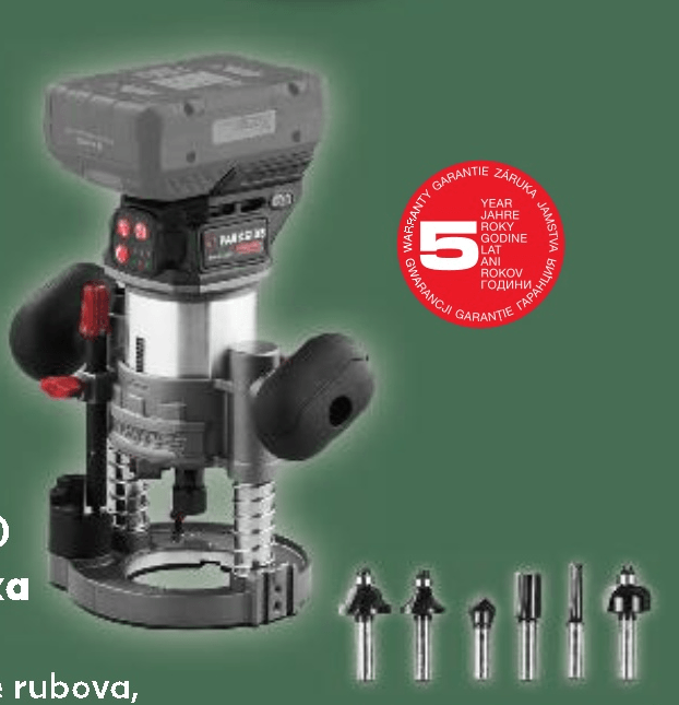 Parkside Performance Aku višenamjenska glodalica 3u1 - Akcija u trgovini Kaufland