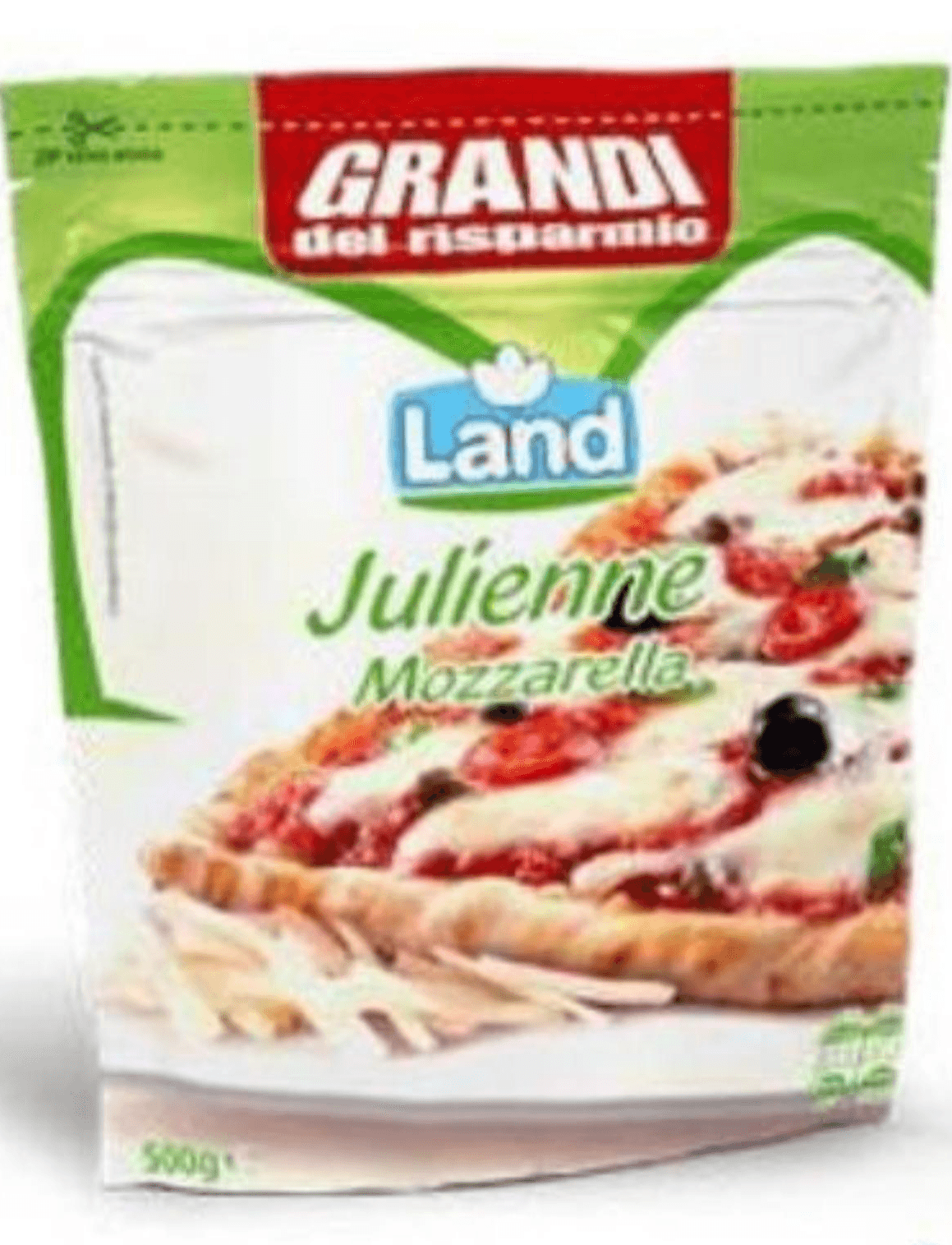 Sir mozzarella Julienne 500 g Land - Akcija u trgovini Eurospin