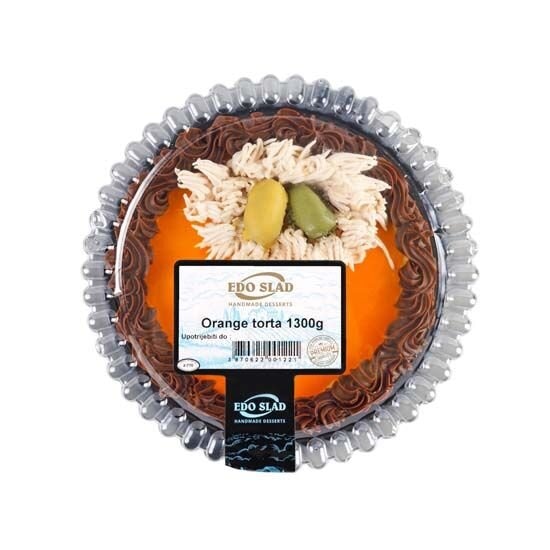 Orange torta 1300 g - Akcija u trgovini Plodine