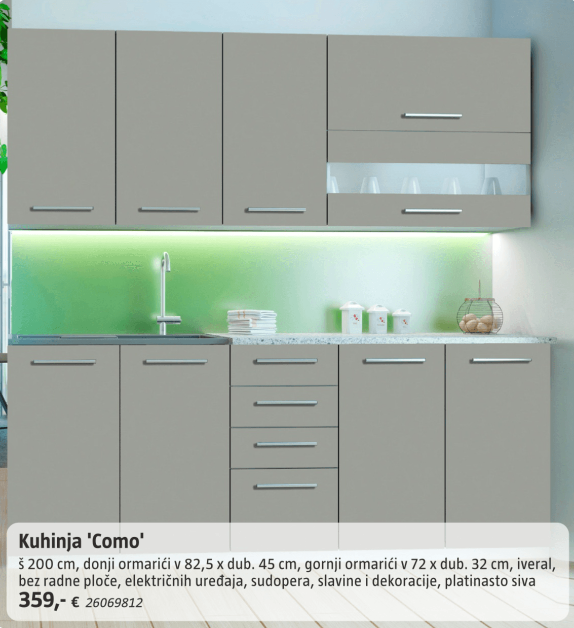 Kuhinja 'Como' - Akcija u trgovini Bauhaus