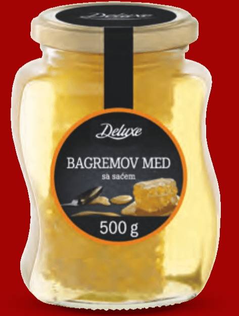 DELUXE Bagremov med sa saćem 500 g Akcija u trgovini Lidl