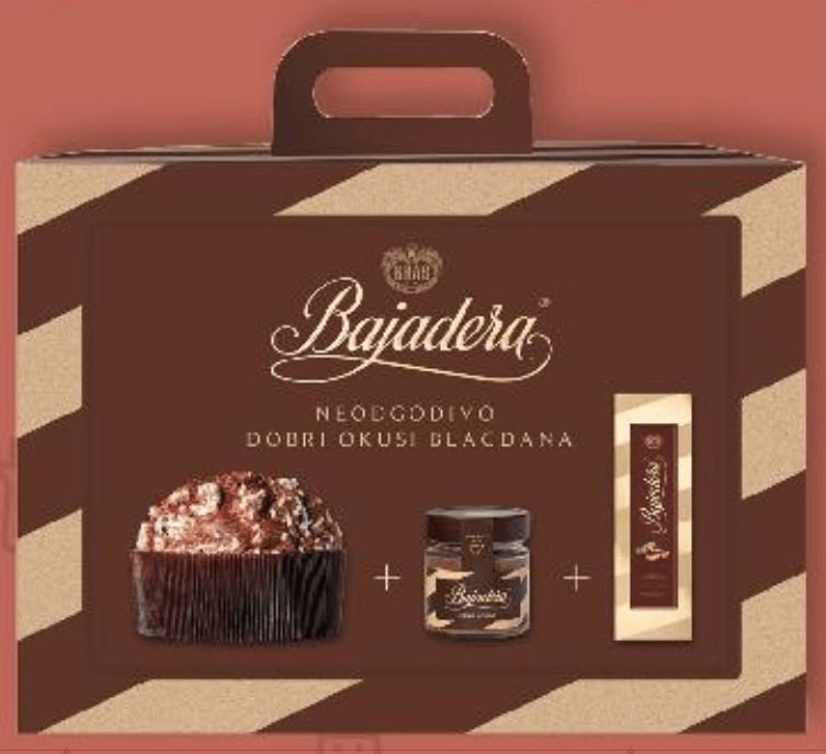 KRAŠ Bajadera Panettone Combo 787 g - Akcija u trgovini Kaufland