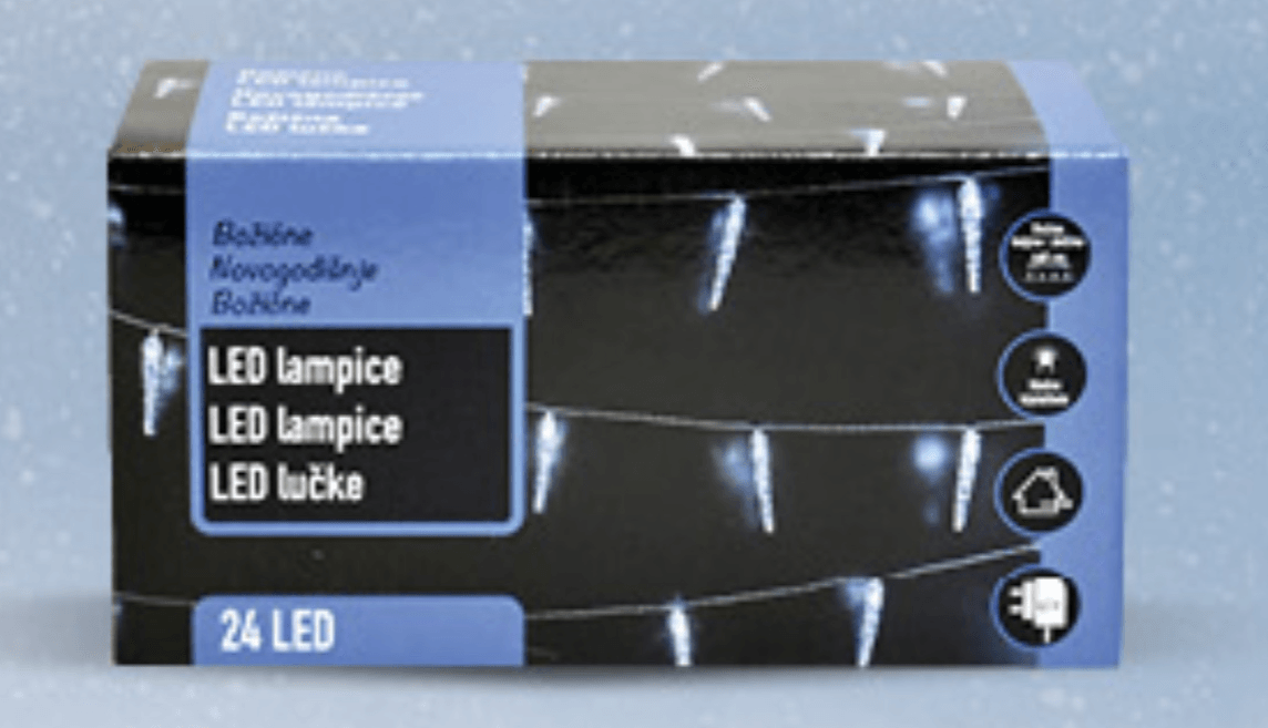 LED lampice Sige 24 lampice - Akcija u trgovini Konzum