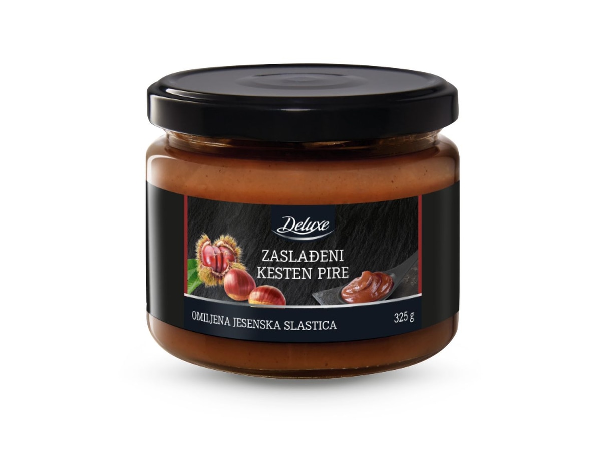 Zaslađeni kesten pire 325 g Deluxe - Akcija u trgovini Lidl