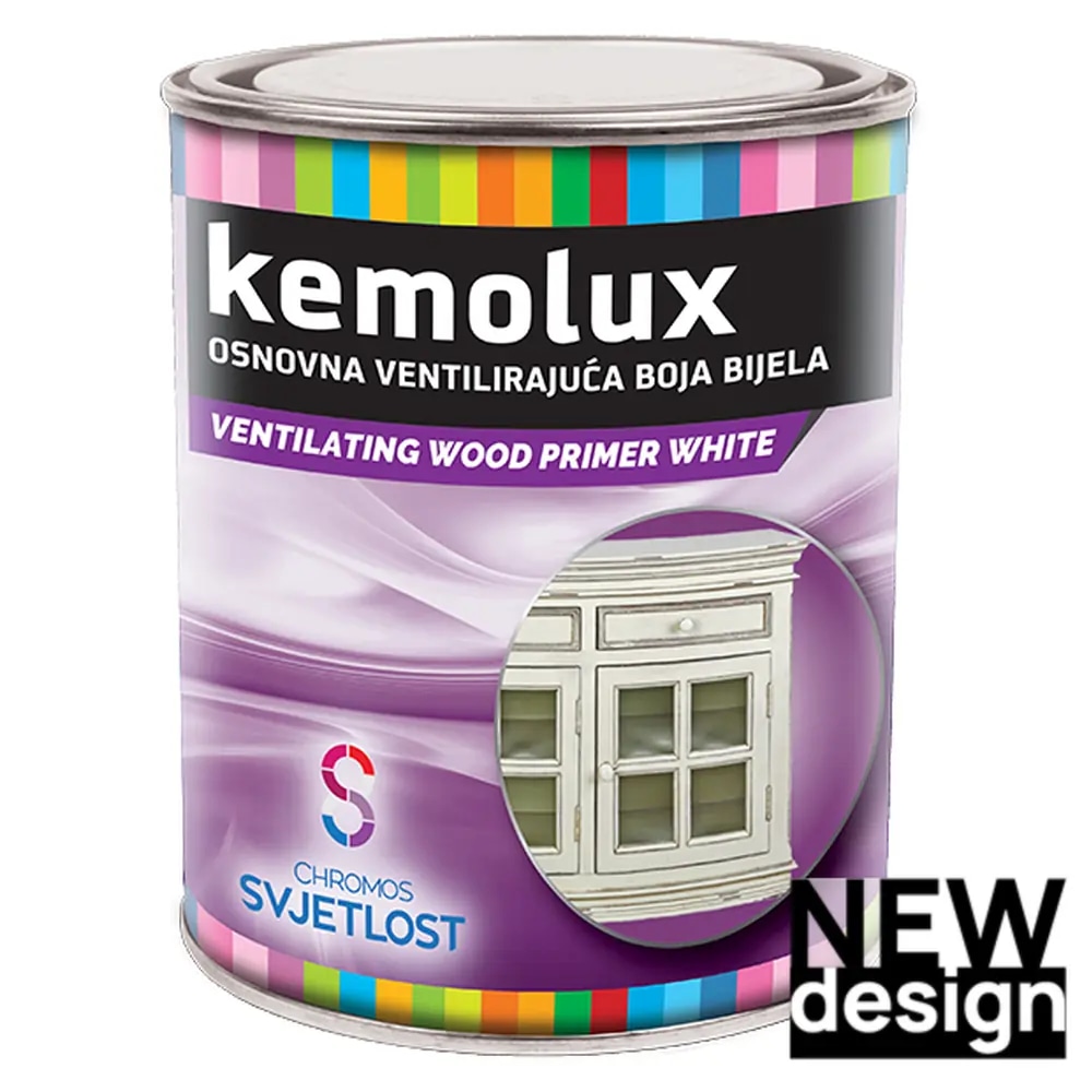 Temeljna boja za drvo Kemolux 2,5 l - Akcija u trgovini Pevex