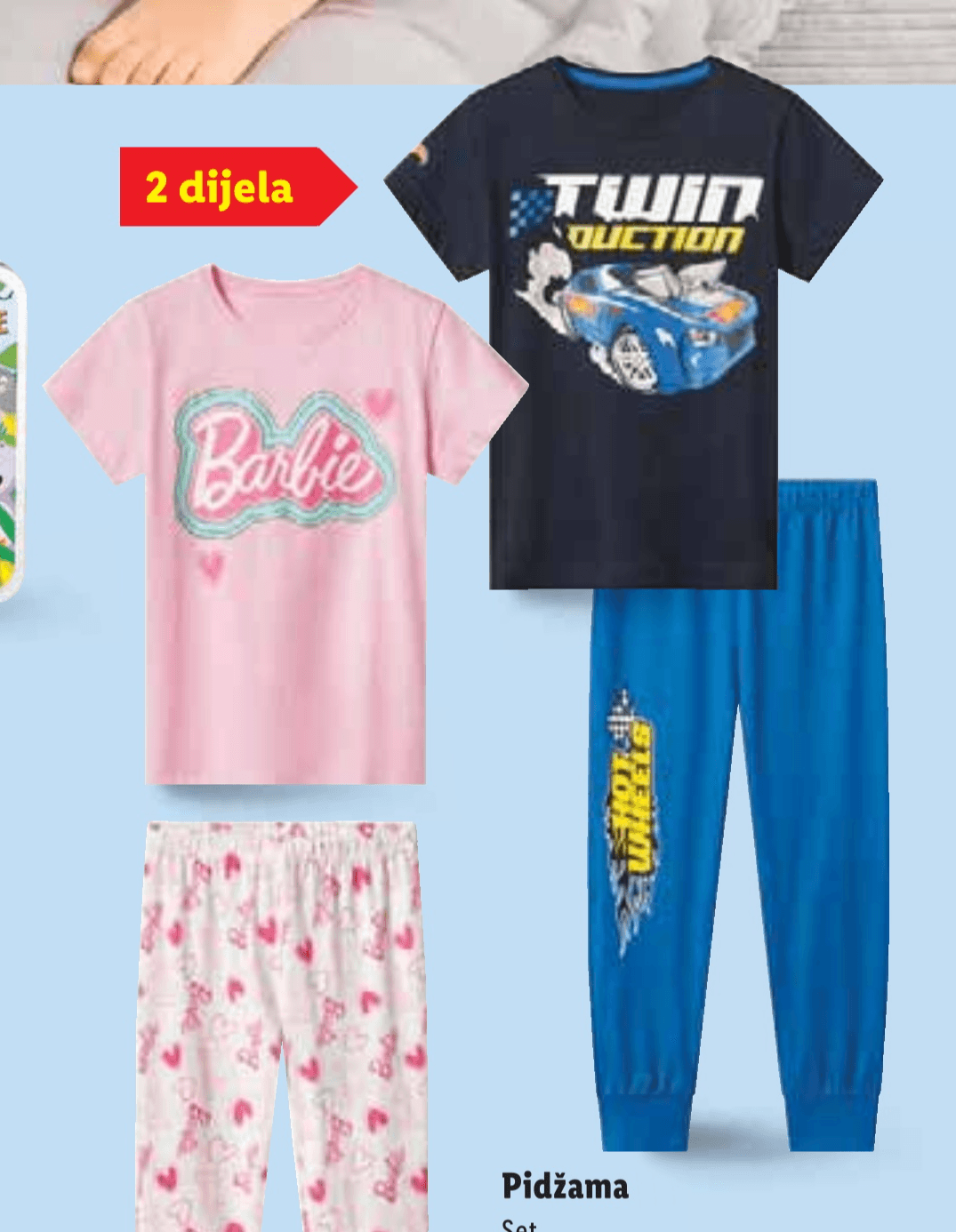 Pidžama Set Barbie - Akcija u trgovini Lidl