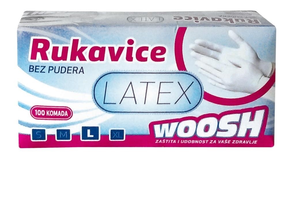 Woosh rukavice Lateks 100 komada Akcija u trgovini Trgovina Krk