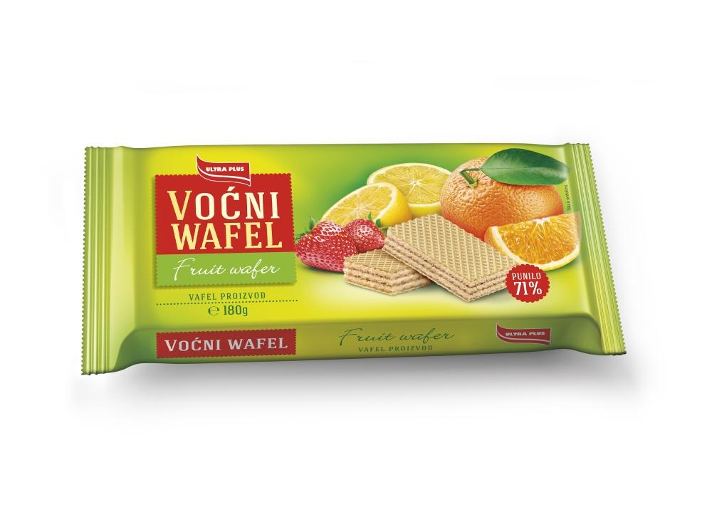 Ultra Plus Voćni vafel 180 g - Akcija u trgovini Ultra
