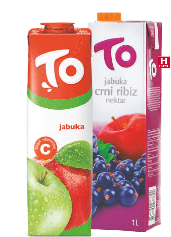 To Nektar ili Negazirano piće 1 L - Akcija u trgovini Tommy