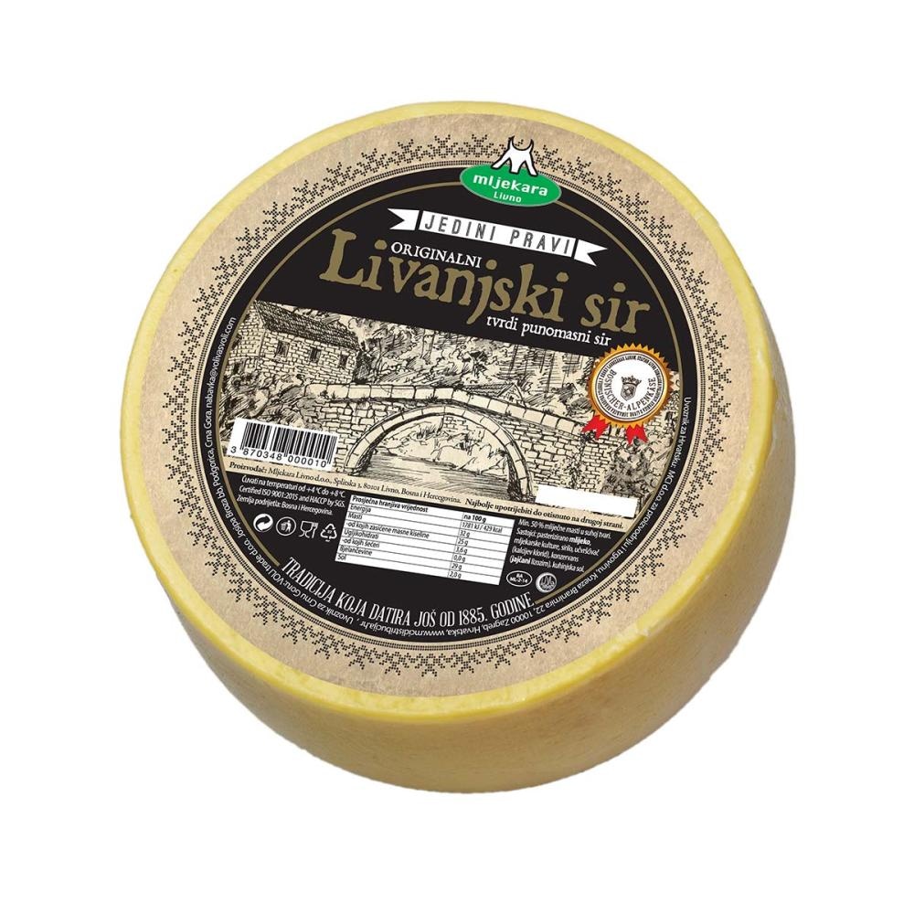 MLJEKARA LIVNO Livanjski sir 100 g - Akcija u trgovini Kaufland