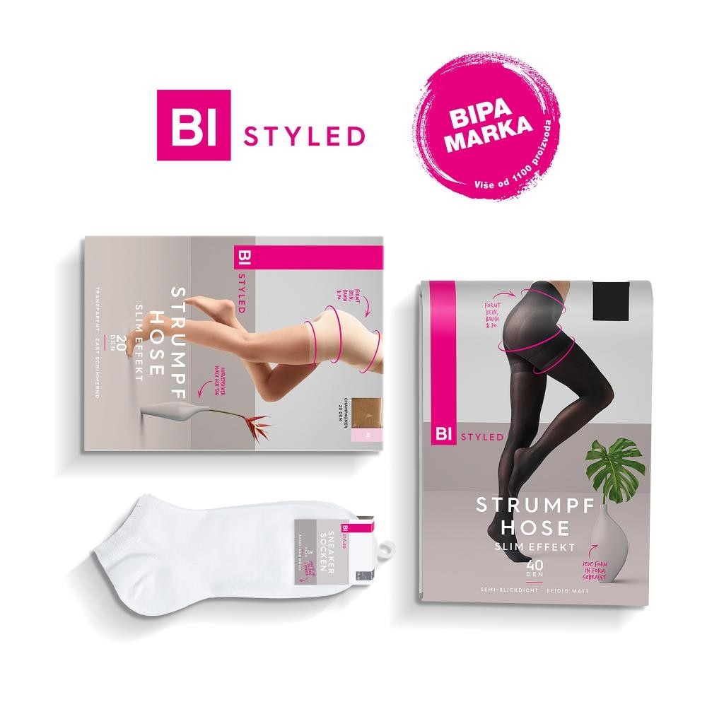Bi Style svilenkaste sokne Akcija u trgovini Bipa