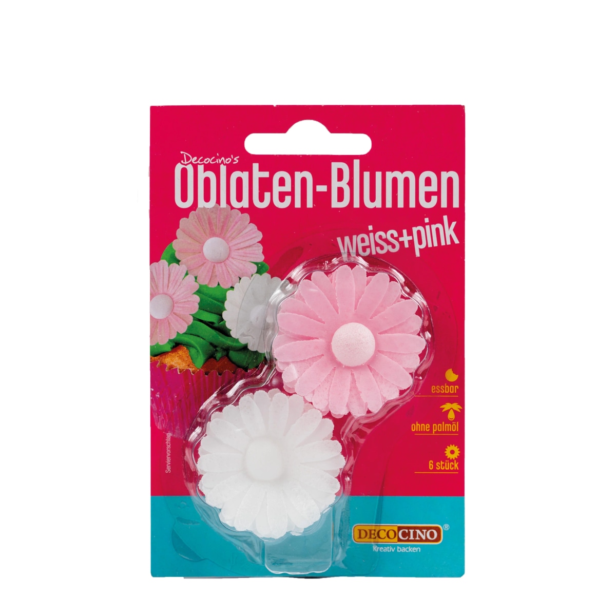 Decocino Flower Wafers 6 pieces - Akcija u trgovini Kaufland