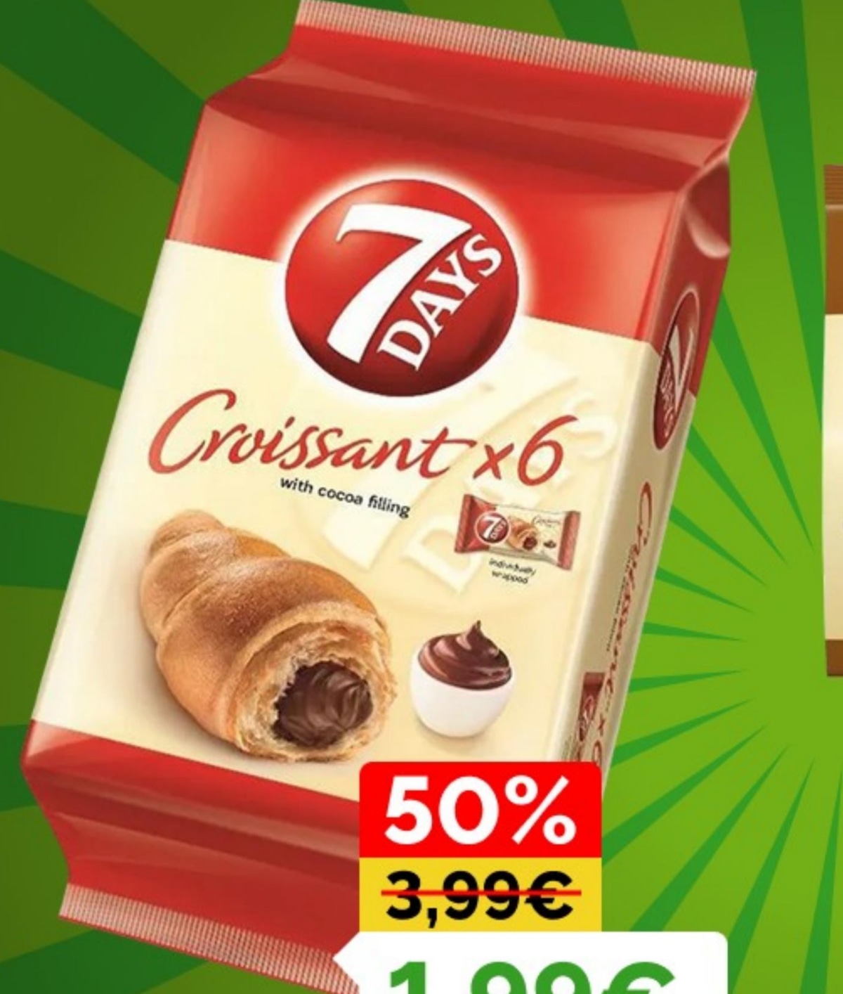 7 Days Croissant Kakao 6x40g - Akcija u trgovini Žabac