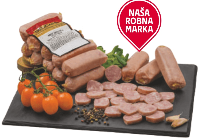 Delicato Kobasica Kranjska 640 g Akcija u trgovini Tommy