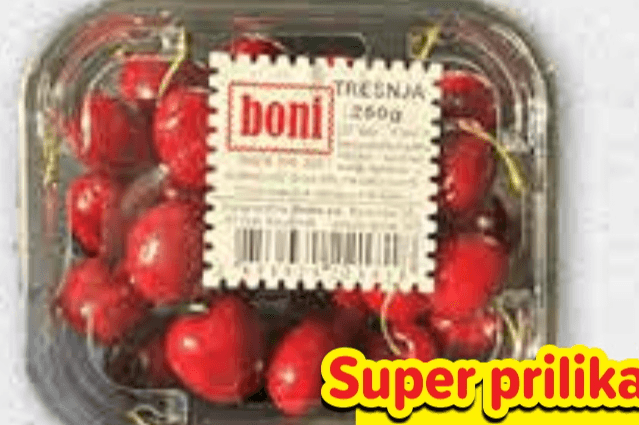 Trešnja 250 g Boni - Akcija u trgovini Plodine