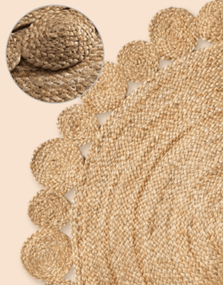 Tepih od jute promjer: 100 cm - Akcija u trgovini Pepco