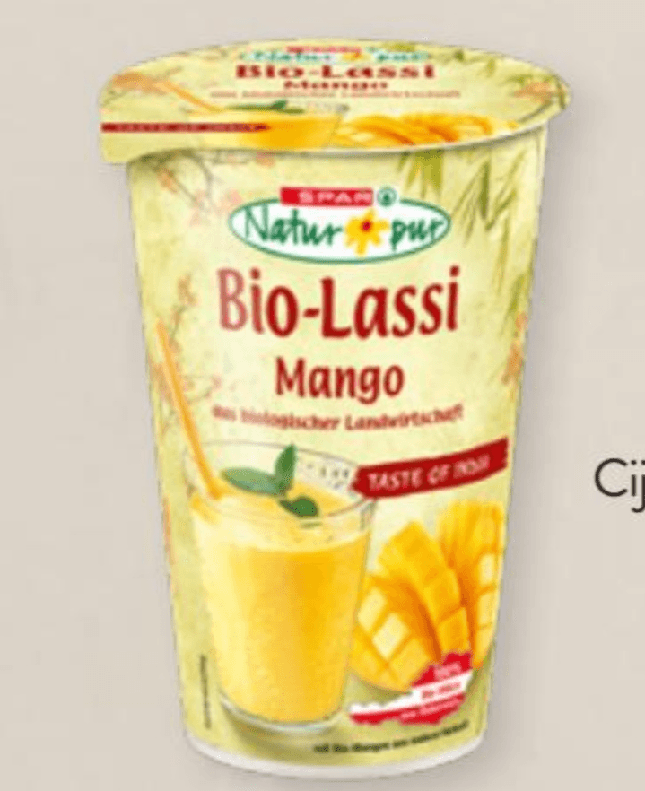 Jogurt Bio-Lassi Natur Pur mango 230 ml - Akcija u trgovini Spar