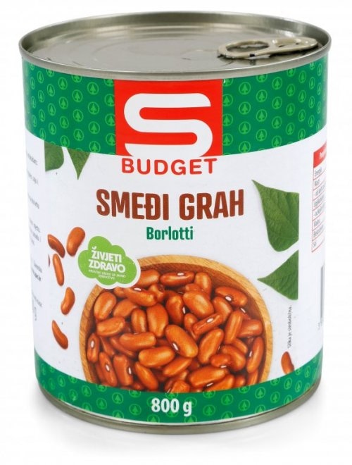 Smeđi grah 800 g Budget - Akcija u trgovini Interspar