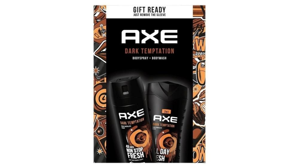 Axe Black, Dark Temptation Set gel za tuširanje, 250ml + dezodorans, 150ml - Akcija u trgovini Konzum
