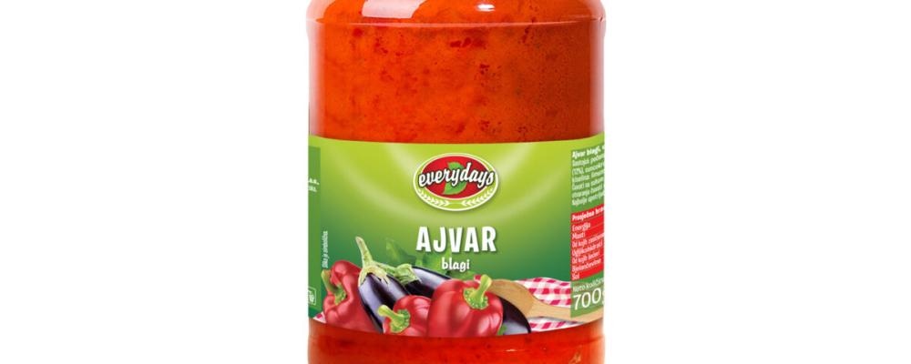 Everydays Ajvar 700 g - Akcija u trgovini Ribola