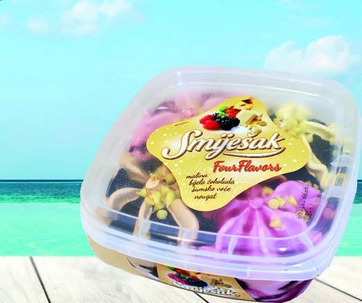 Sladoled Four Flavor Smiješak 900 ml Akcija u trgovini NTL