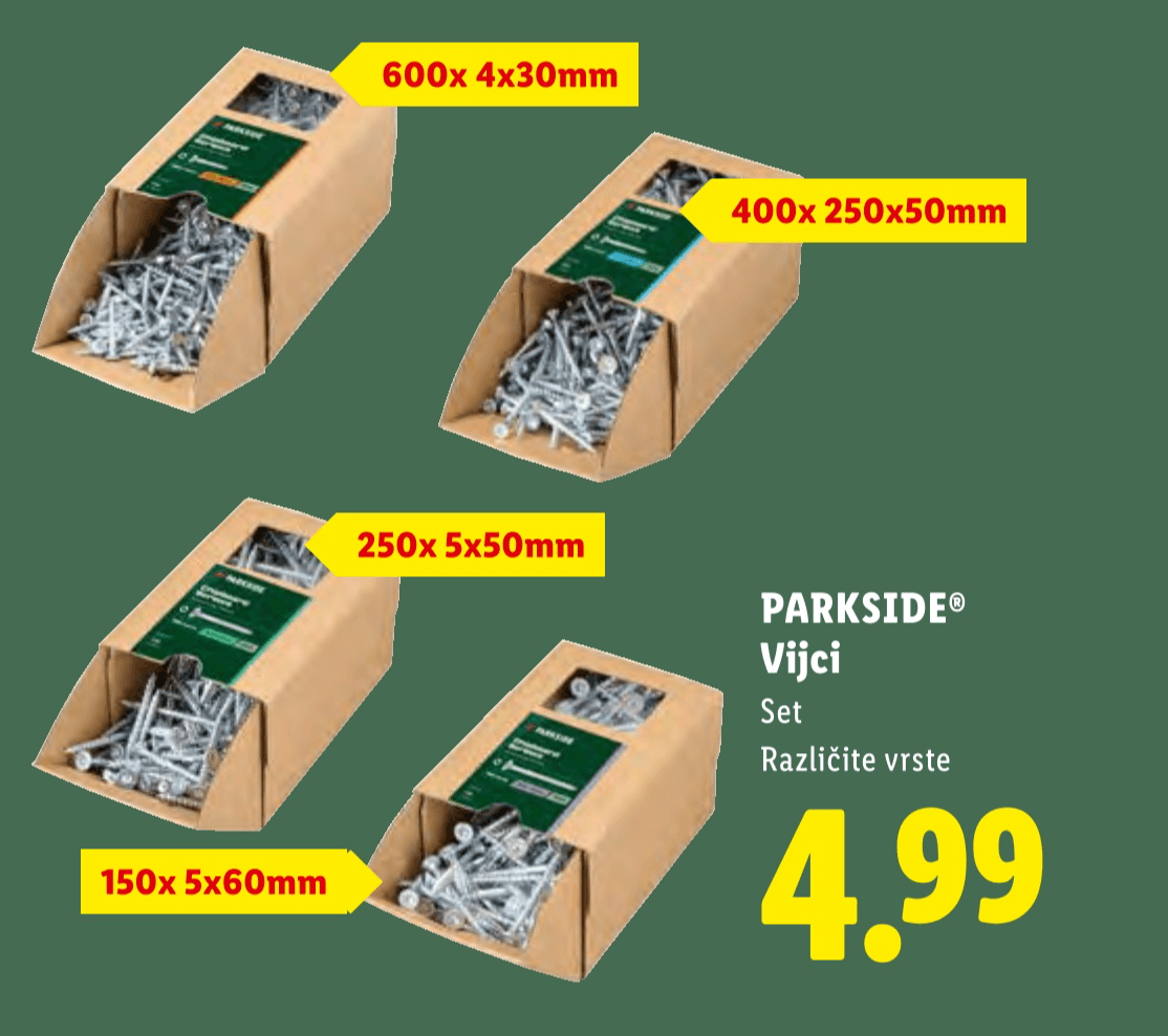 PARKSIDE® Vijci - Akcija u trgovini Lidl