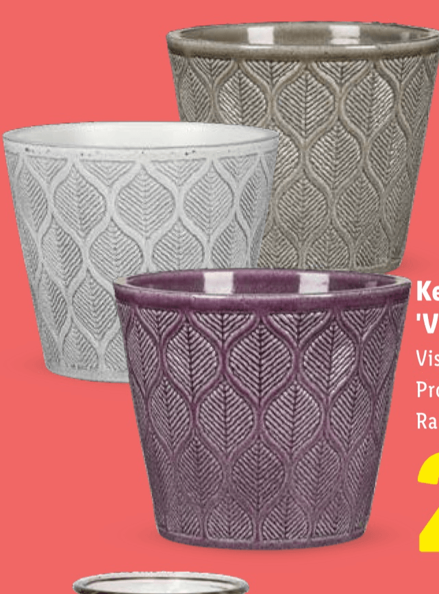 Keramička tegla 'Vintage' - Akcija u trgovini Lidl