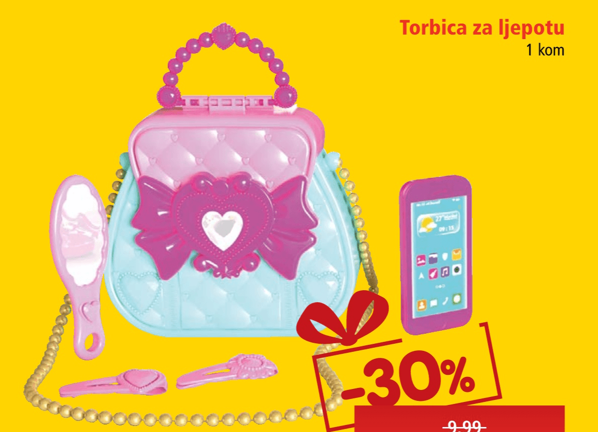 Torbica za ljepotu 1 kom - Akcija u trgovini Interspar