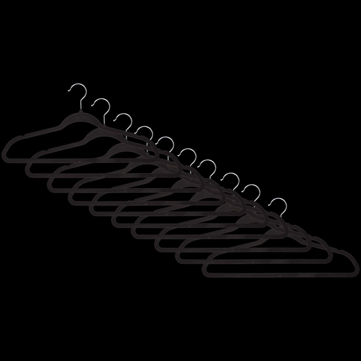 Baršunaste vješalice za odjeću 10 komada - Akcija u trgovini Action