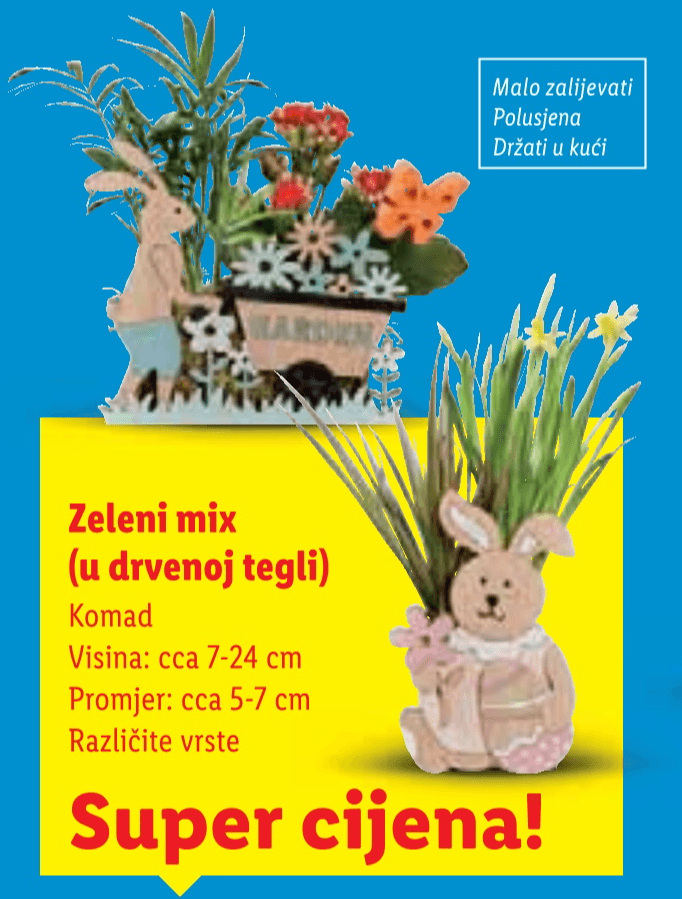 Zeleni mix - Akcija u trgovini Lidl