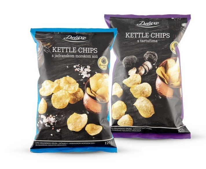 Deluxe Kettle Chips 125 g - Akcija u trgovini Lidl