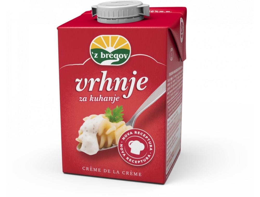Vrhnje za kuhanje 'z bregov 0,5 L - Akcija u trgovini Interspar