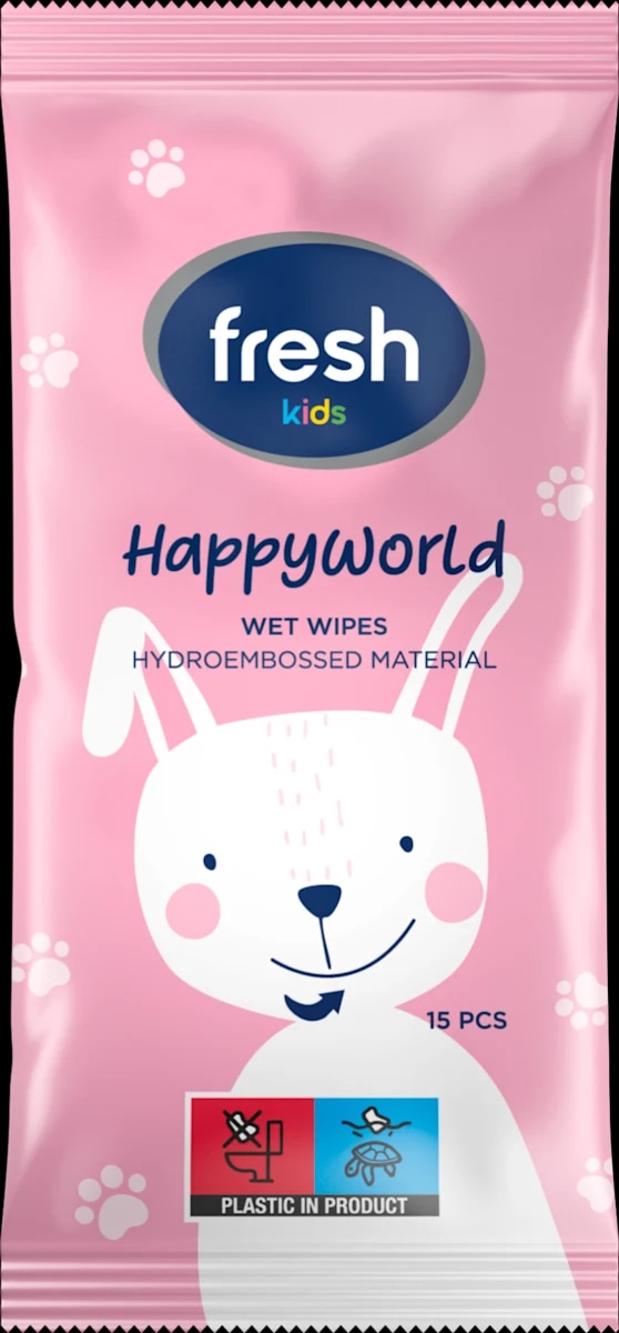 Vlažne maramice Fresh HappyWorld - Akcija u trgovini Ribola