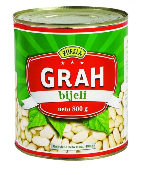 Zorela grah bijeli 800 g - Akcija u trgovini Bakmaz