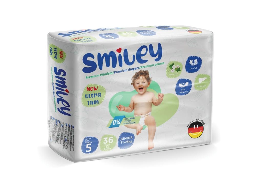 Pelene dječje maxi 40 kom Smiley - Akcija u trgovini NTL