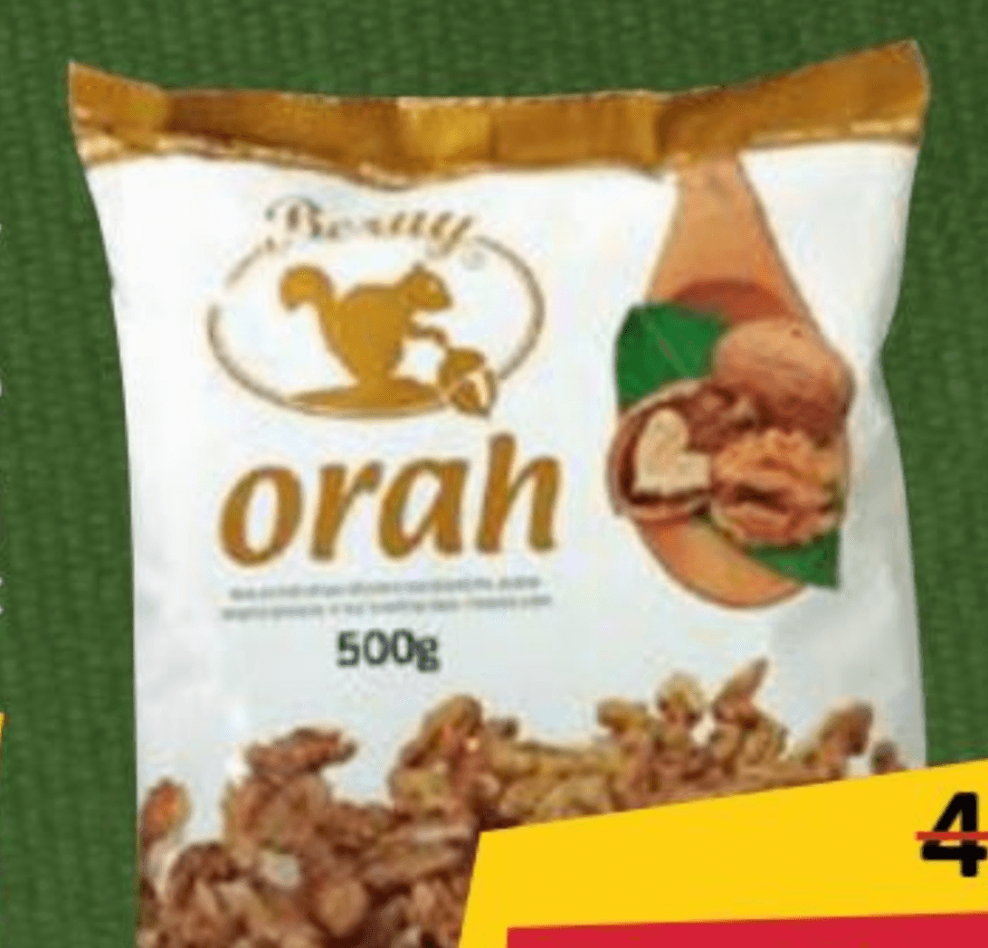 Berny Orah 500g - Akcija u trgovini Pivac