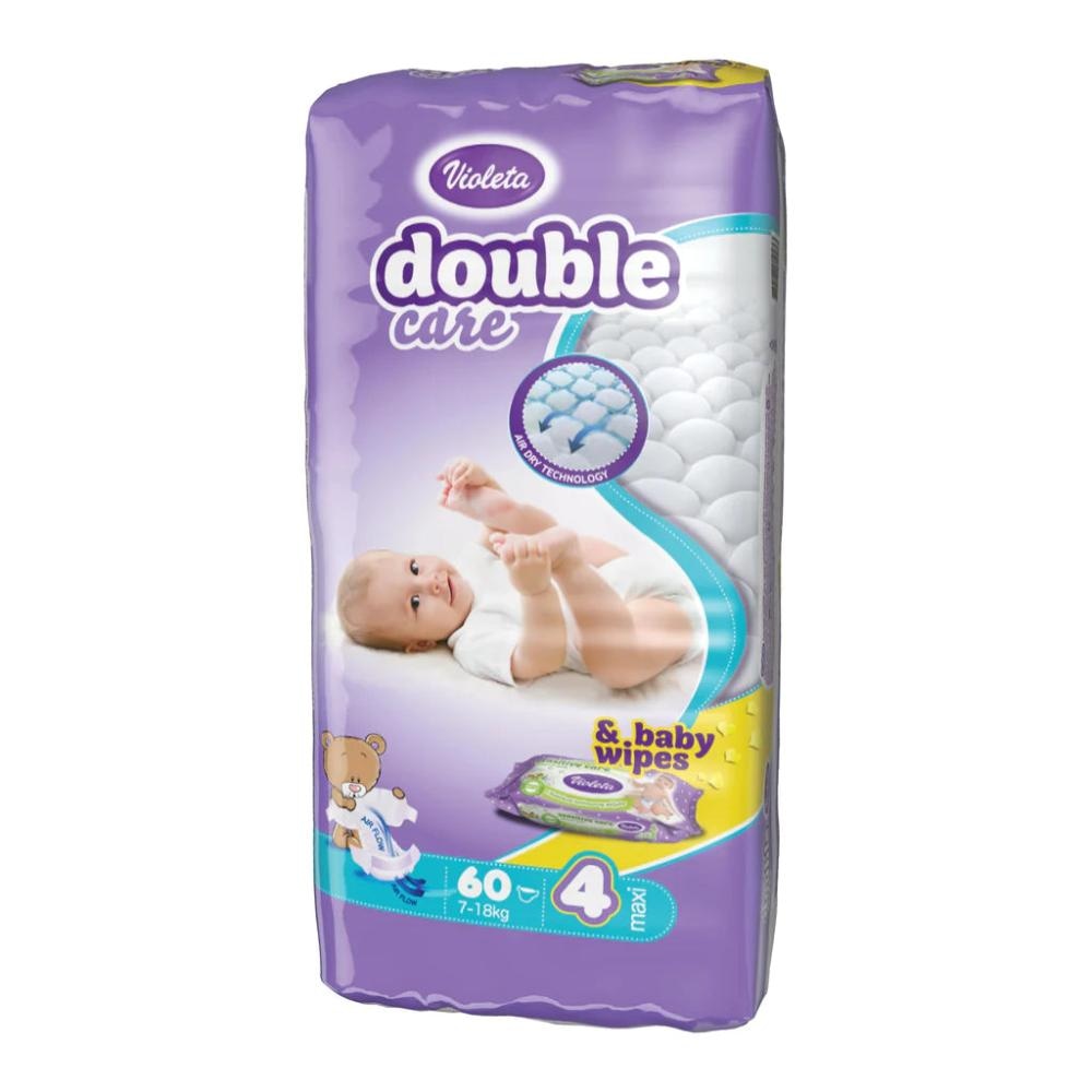 VIOLETA Pelene dc air dry jumbo maxi 4 60 kom - Akcija u trgovini Pivac