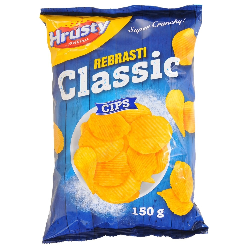 Hrusty Čips 150 g Akcija u trgovini Konzum