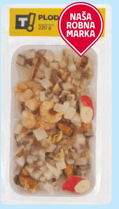 T! Plodovi mora 220 g - Akcija u trgovini Tommy