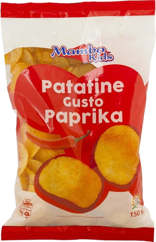 Čips paprika 200 g Grandi del risparmio Mambo Kids - Akcija u trgovini Eurospin