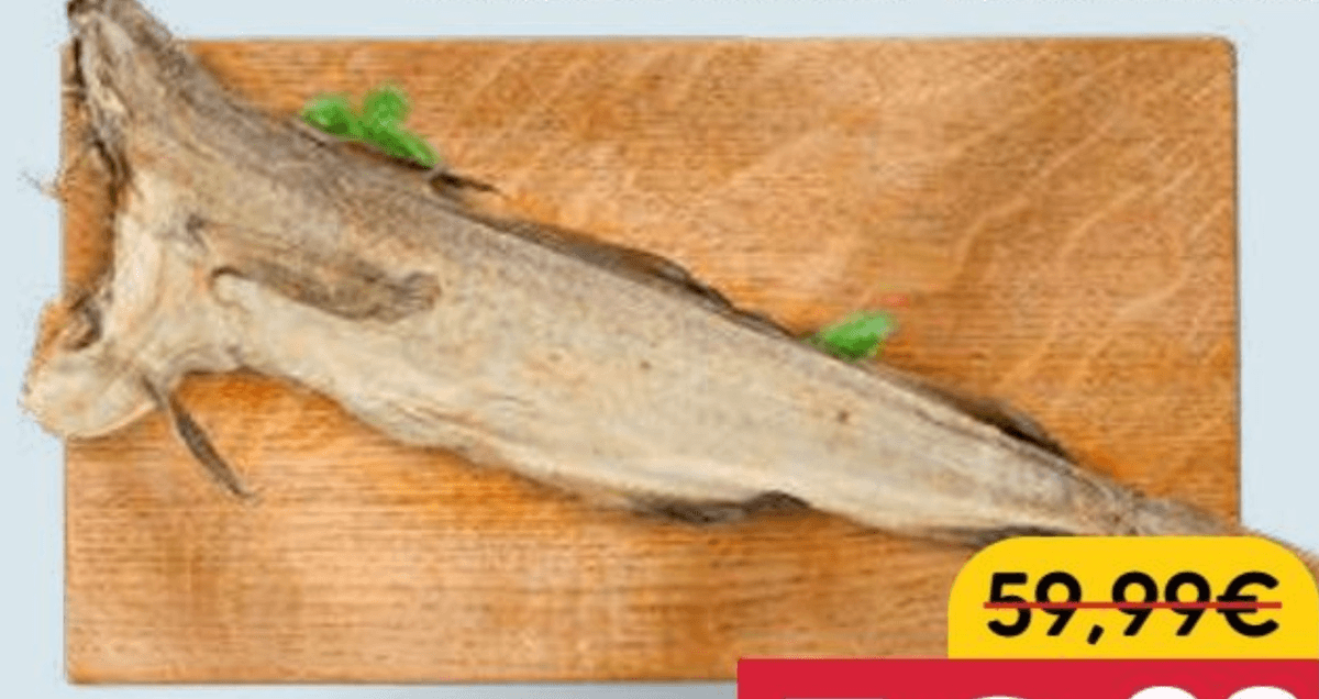 LAFOTEN Bakalar sušeni vakumirani - Akcija u trgovini Pivac