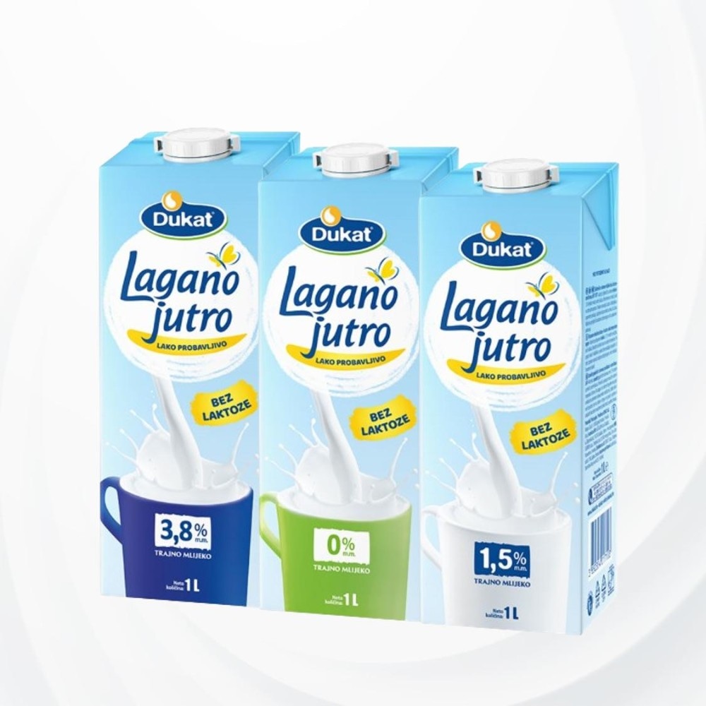 Dukat Lagano jutro XXL 6x1L - Akcija u trgovini Lidl