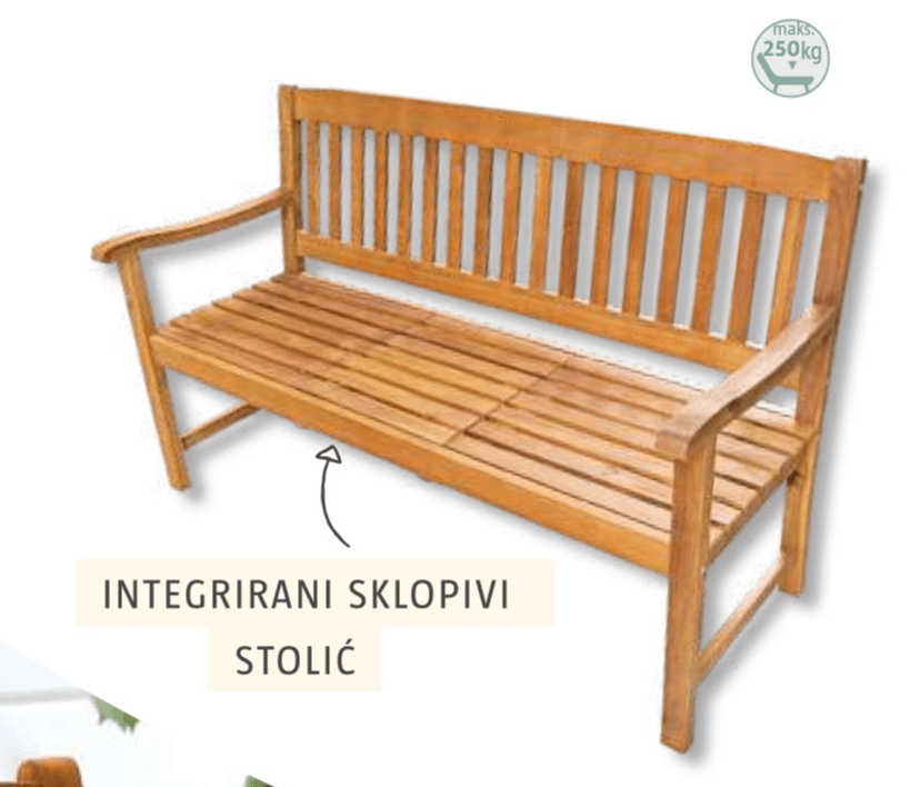 Vrtna klupa 'Diana' - Akcija u trgovini Bauhaus